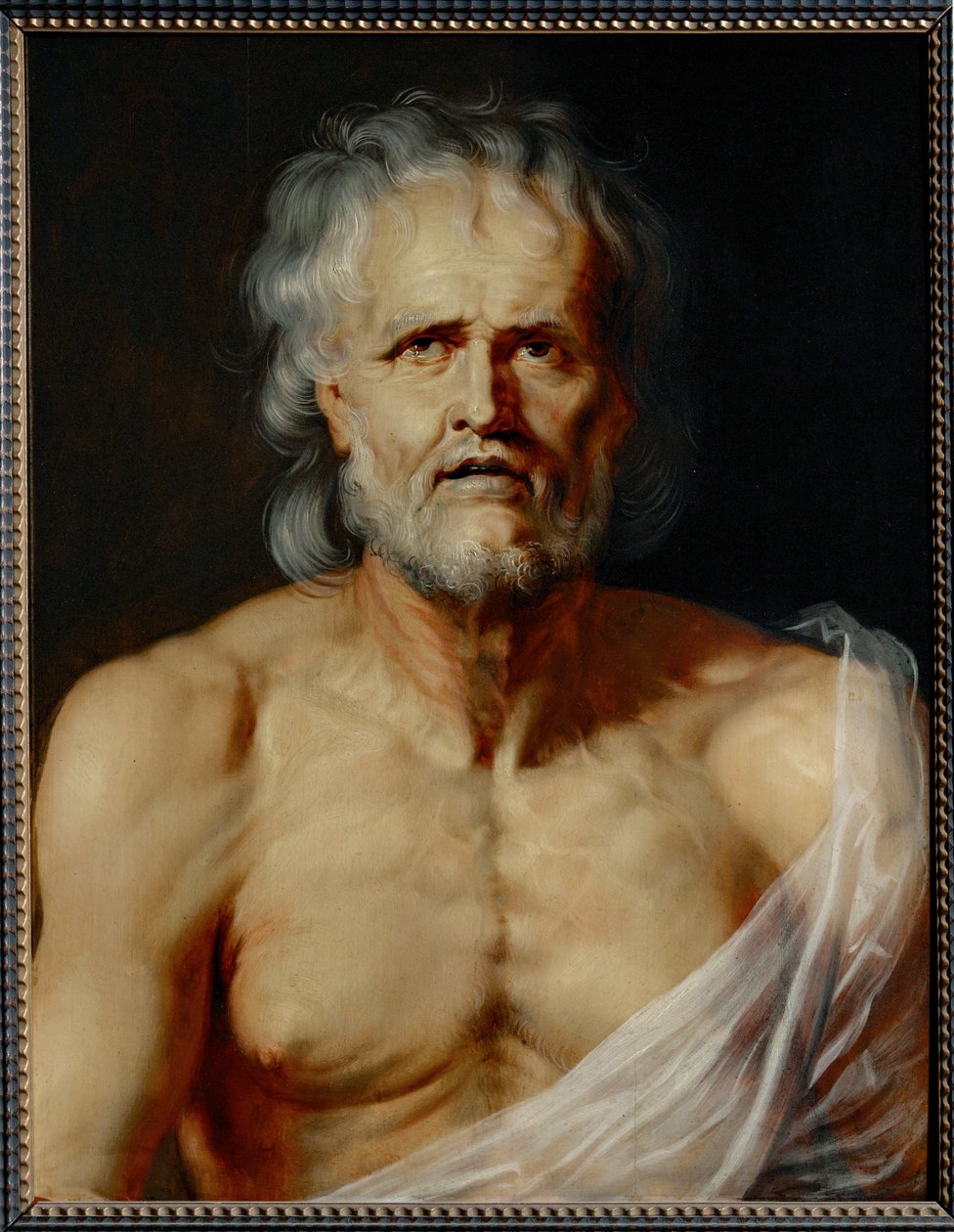 O Séneca moribundo (pintura sobre madeira) de Peter Paul Rubens