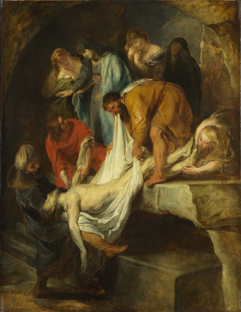 O sepultamento de Cristo de Peter Paul Rubens