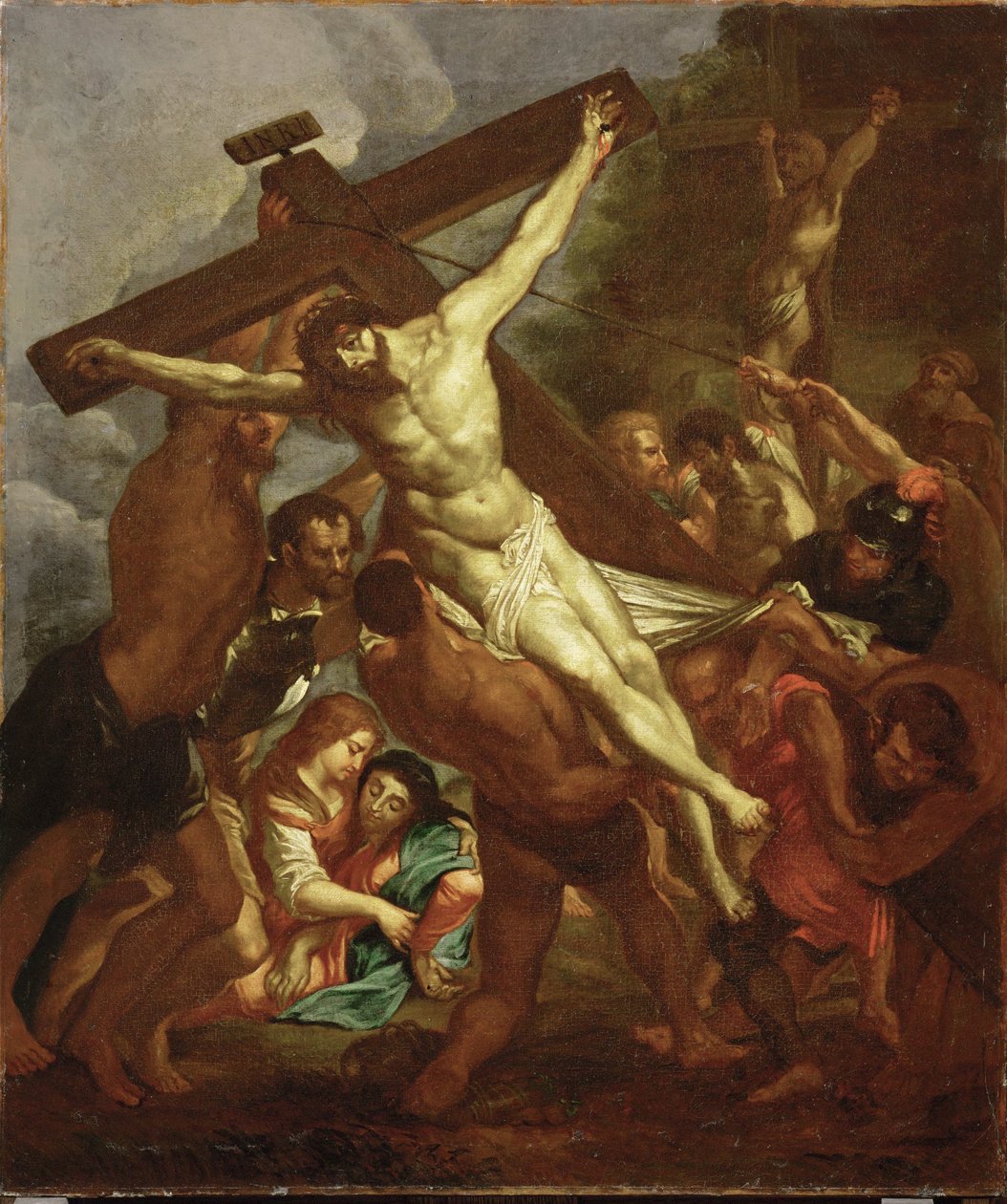 O levantamento da Cruz, c.1600-50 (pintura) de Peter Paul Rubens