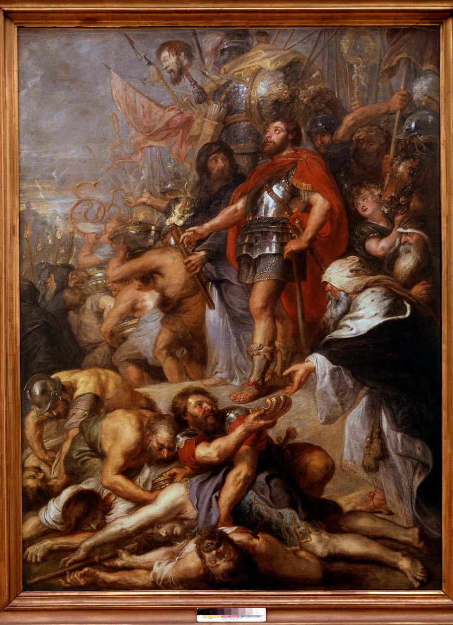 O triunfo de Judas Macchabee Judas Maccabee (ou Macabee), apelidado de martelo, sucessor de seu pai Matathias (Mathathias, Mattathias) à frente da revolta dos judeus contra a opressão dos Seleucidas na época do regimento de Antiocho de Peter Paul Rubens