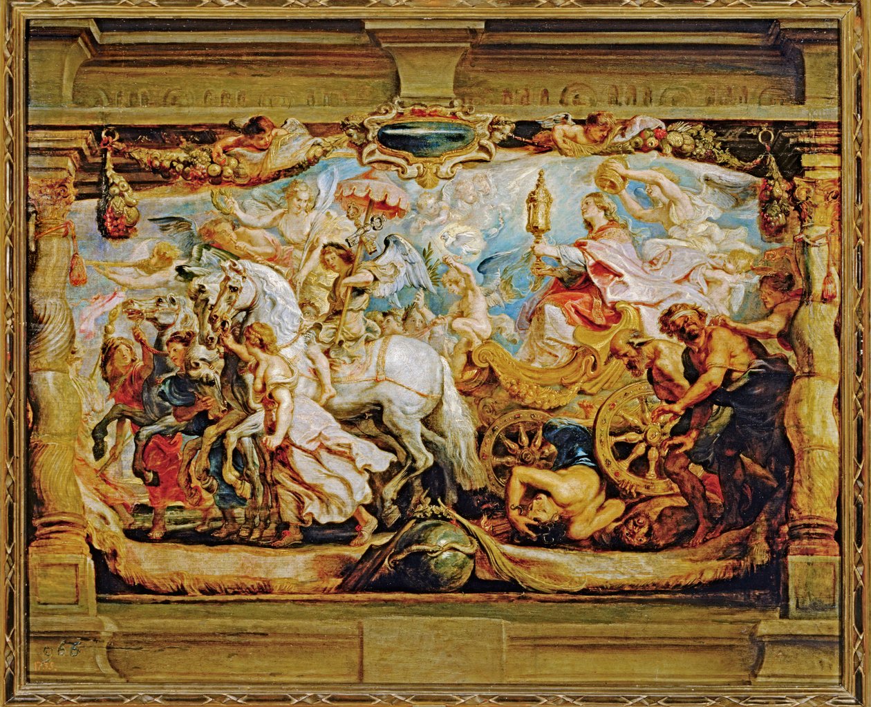 O triunfo da Igreja (pintura sobre tela) de Peter Paul Rubens