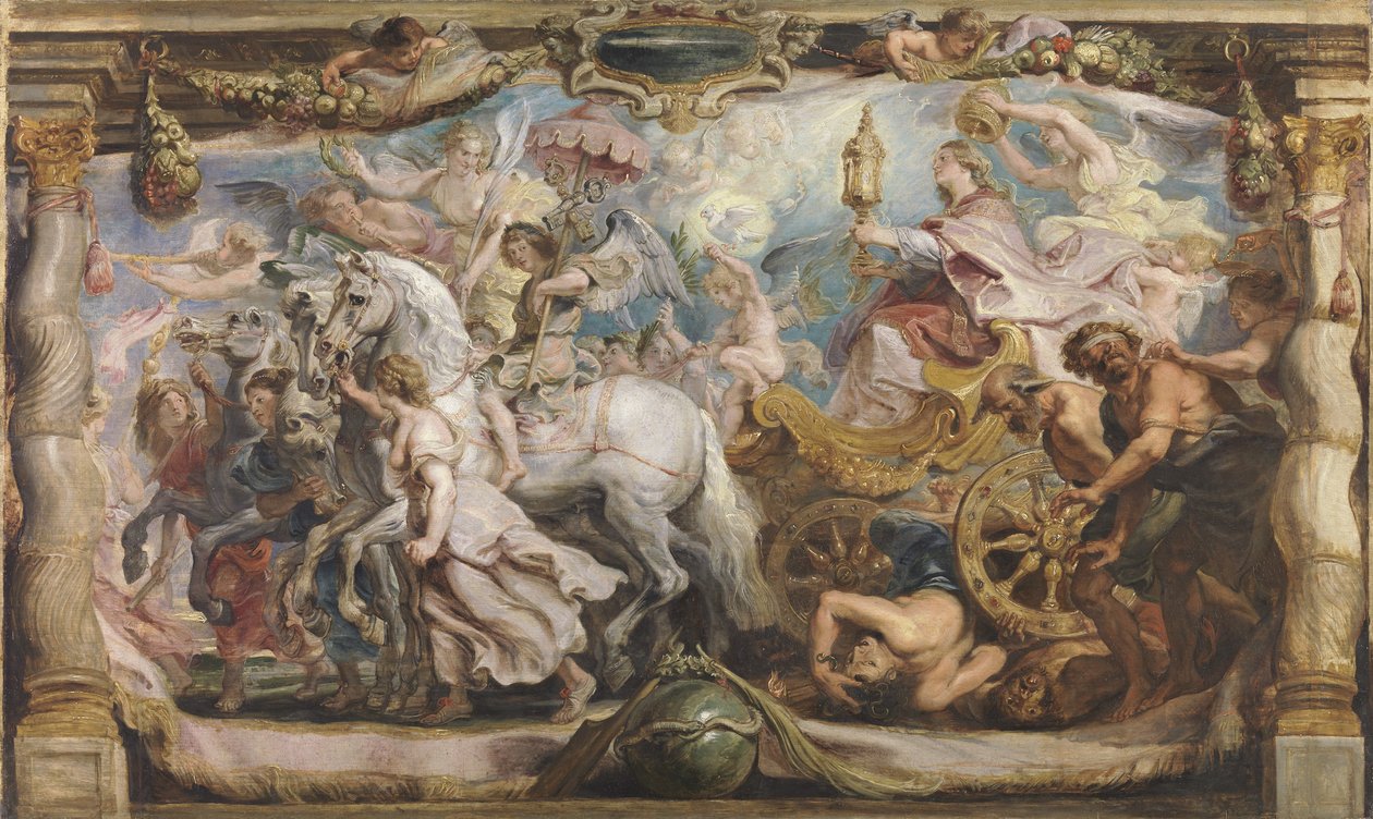 O triunfo da igreja, ca 1625 de Peter Paul Rubens
