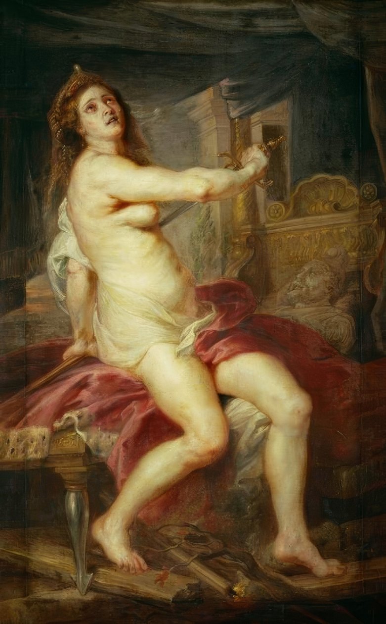 Morte do Dido de Peter Paul Rubens