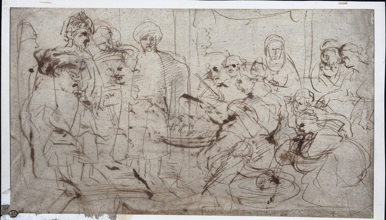 Tomyris com a cabeça de Cyrus, c. 1637-1638. de Peter Paul Rubens