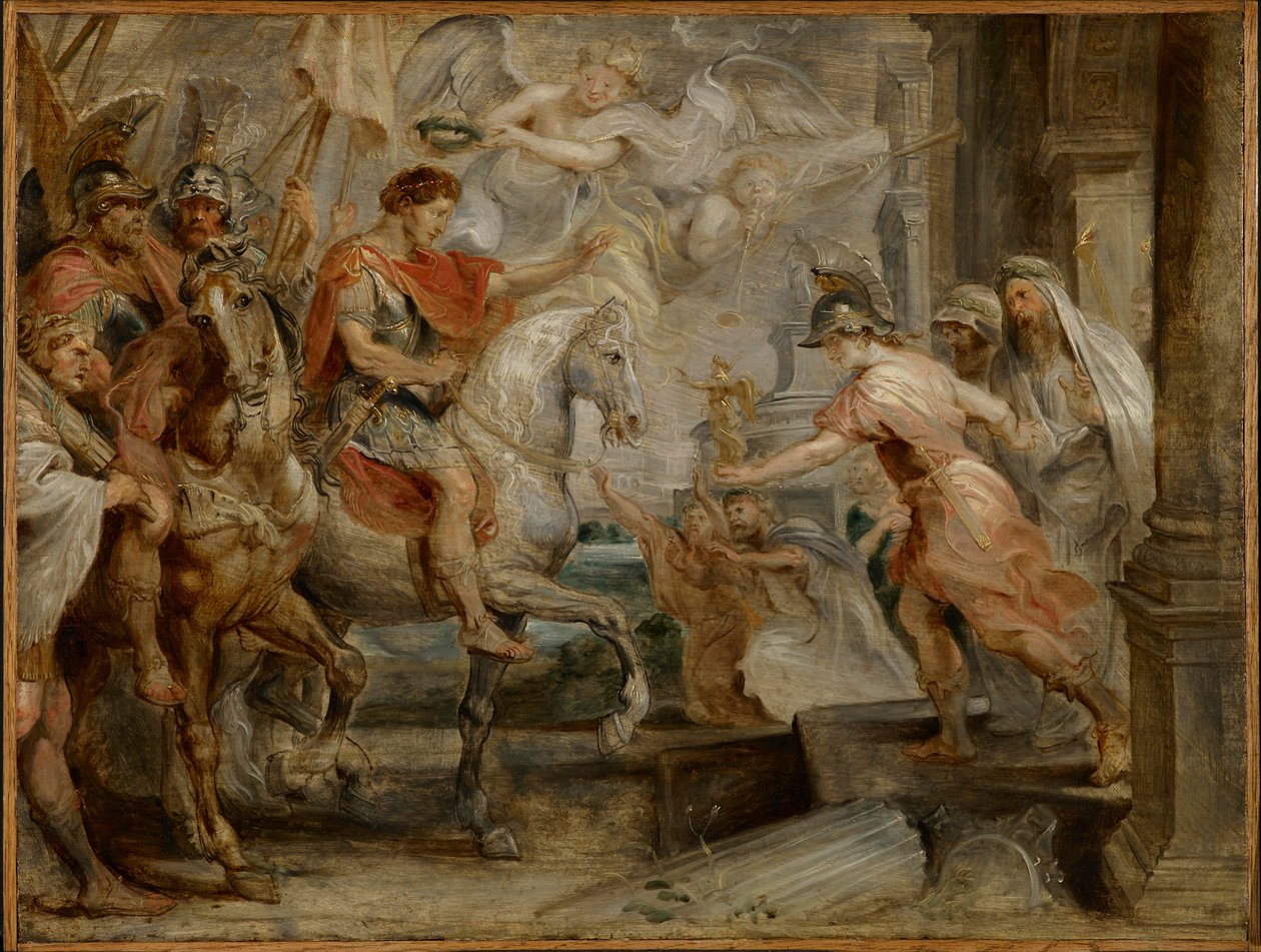 Entrada triunfal de Constantino em Roma de Peter Paul Rubens