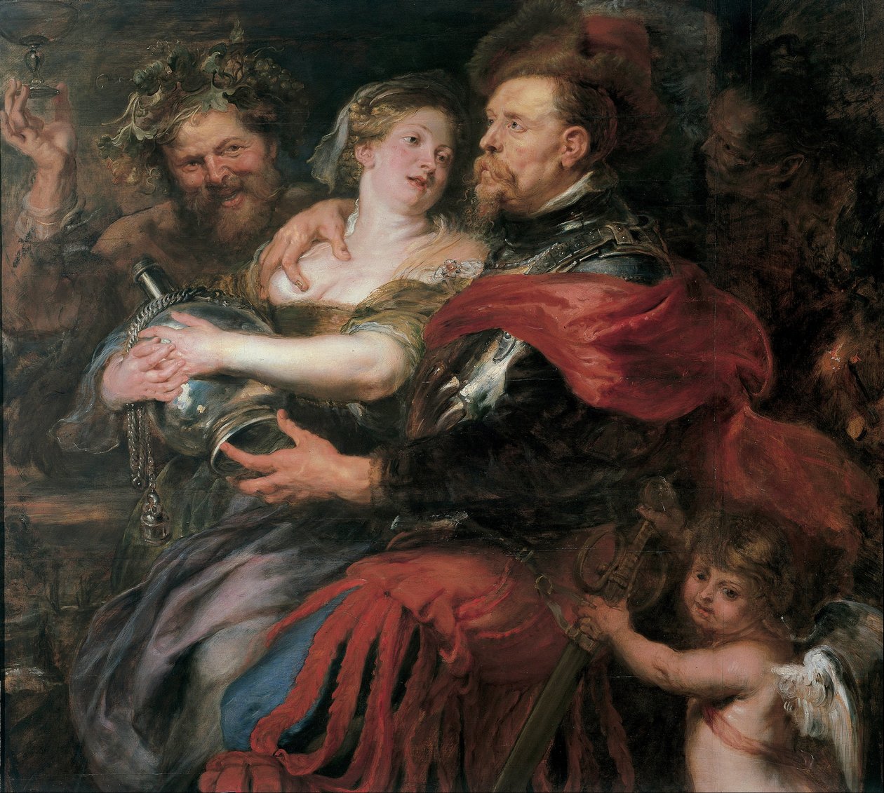 Vênus e Marte, 1632-1636 de Peter Paul Rubens