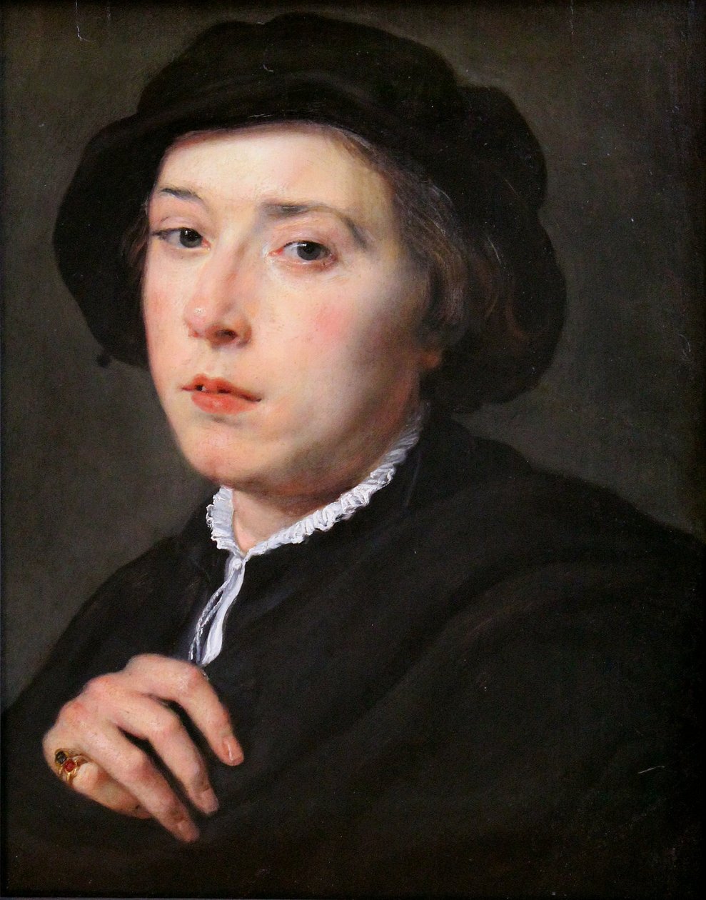 Jovem com chapéu preto de Peter Paul Rubens