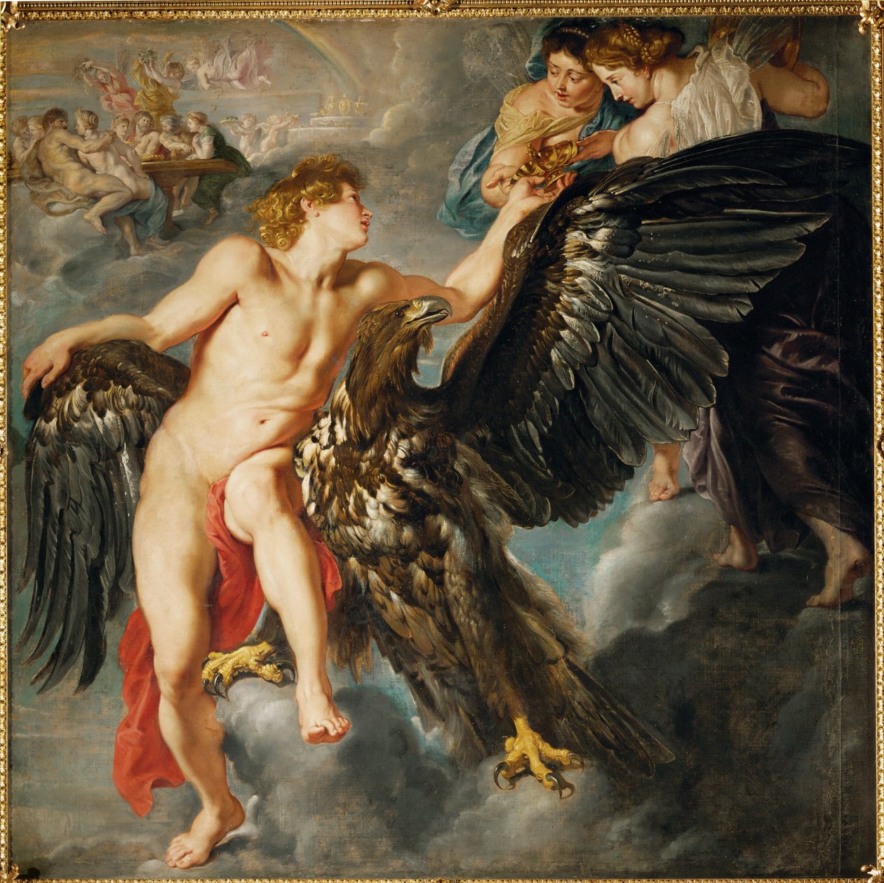 Zeus e Ganimedes (óleo sobre tela) de Peter Paul Rubens