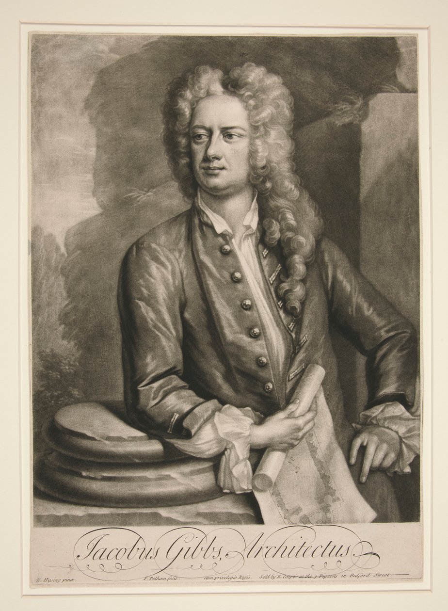 Jacobus Gibbs, Architectus (James Gibbs) de Peter Pelham