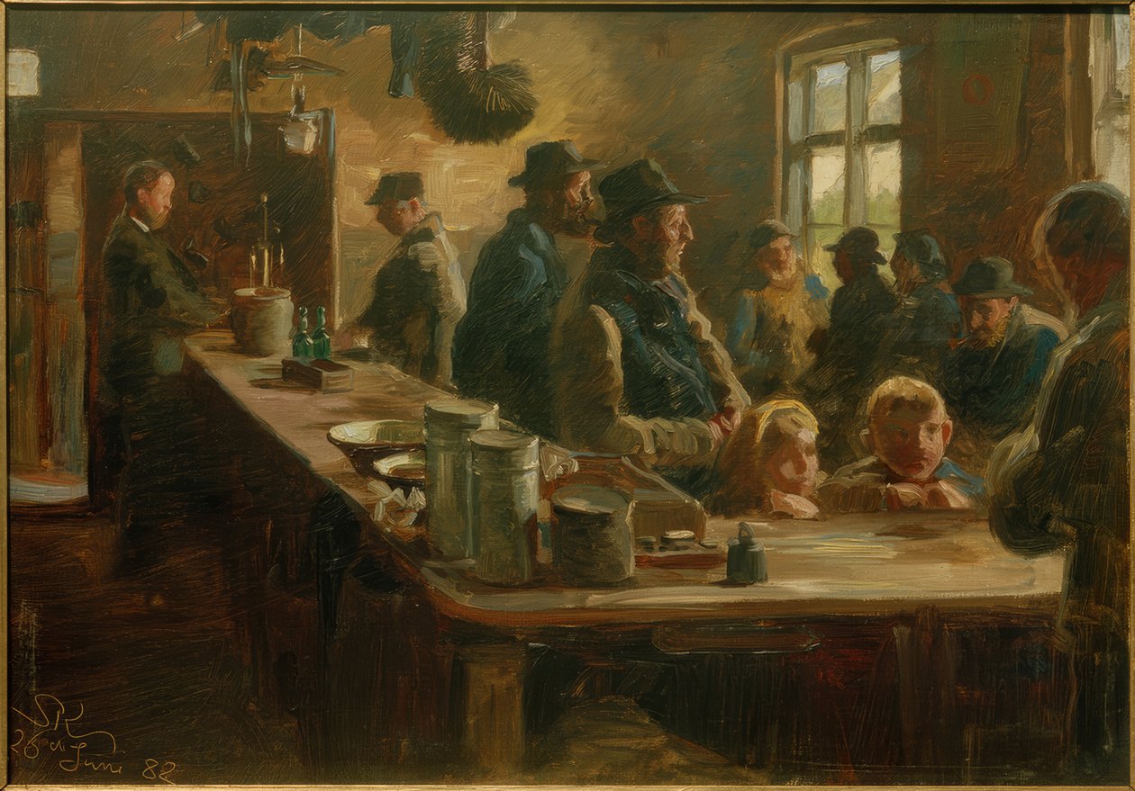 Na loja, se não for pescado de Peder Severin Krøyer