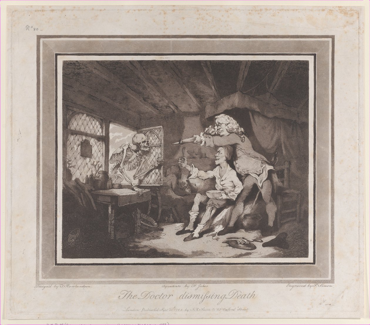 The Doctor Dismissing Death, 15 de setembro de 1785., 15 de setembro de 178 de Peter Simon