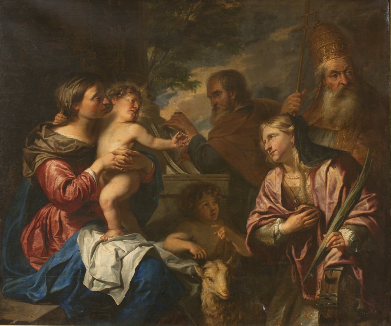O Casamento Místico de Santa Catarina de Peter Thys