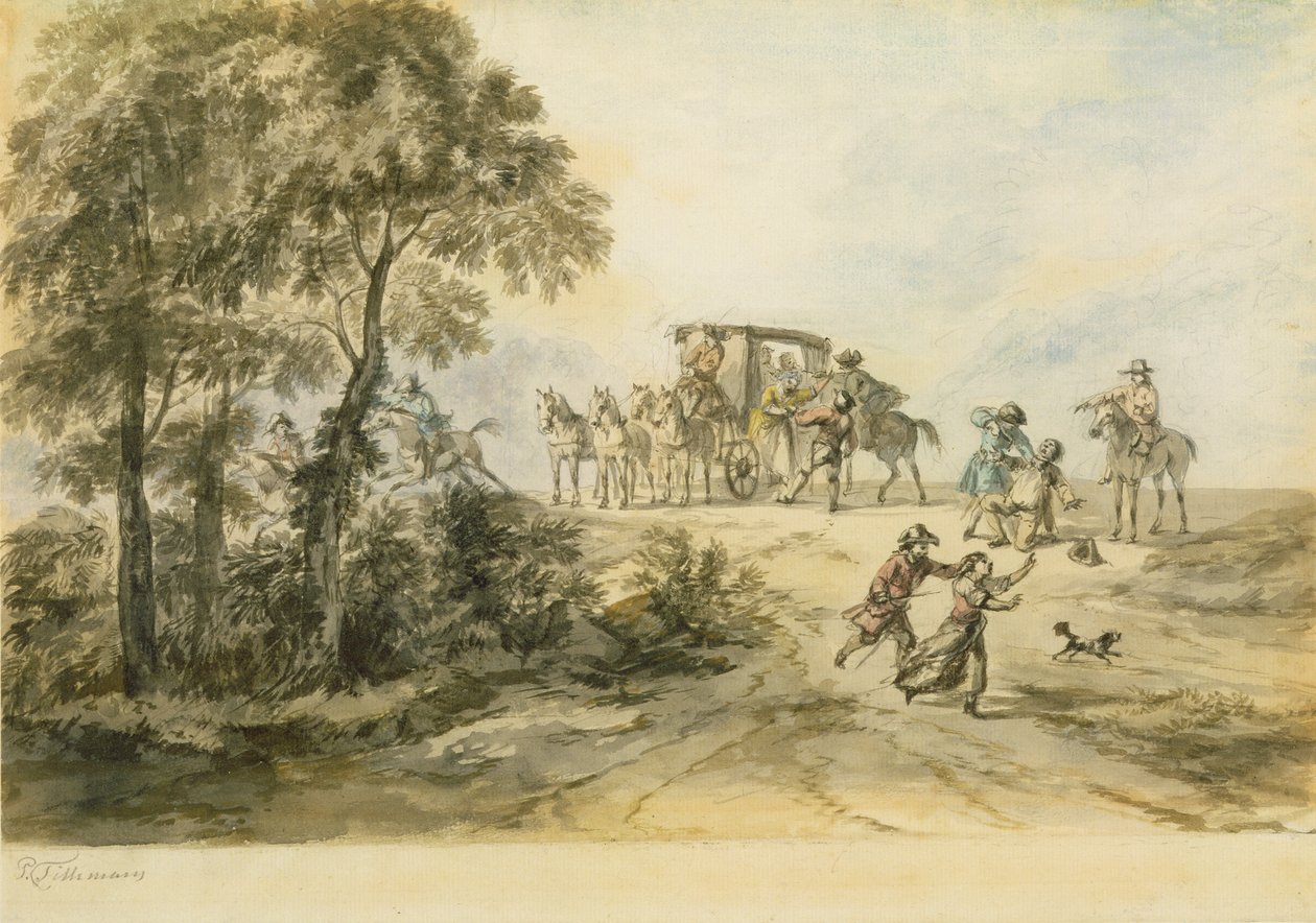 Treinador e ladrão de estrada de Peter Tillemans