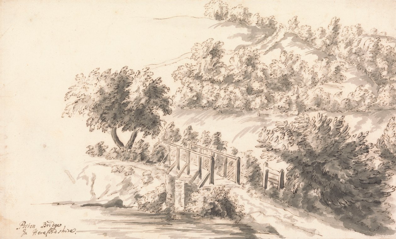 Ponte Poston, Herefordshire de Peter Tillemans