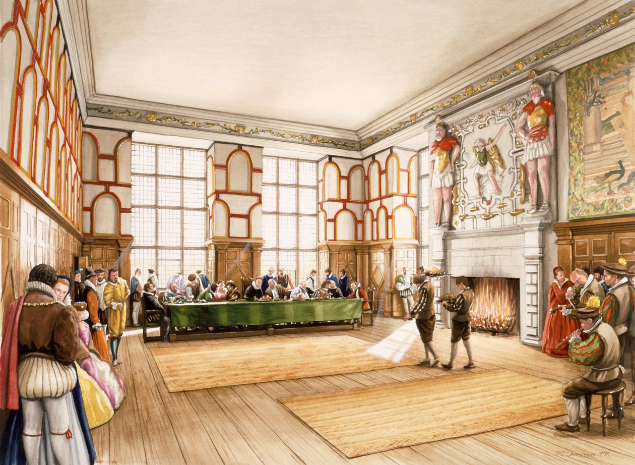Hardwick Old Hall, c1590, c1990-2010. de Peter Urmston
