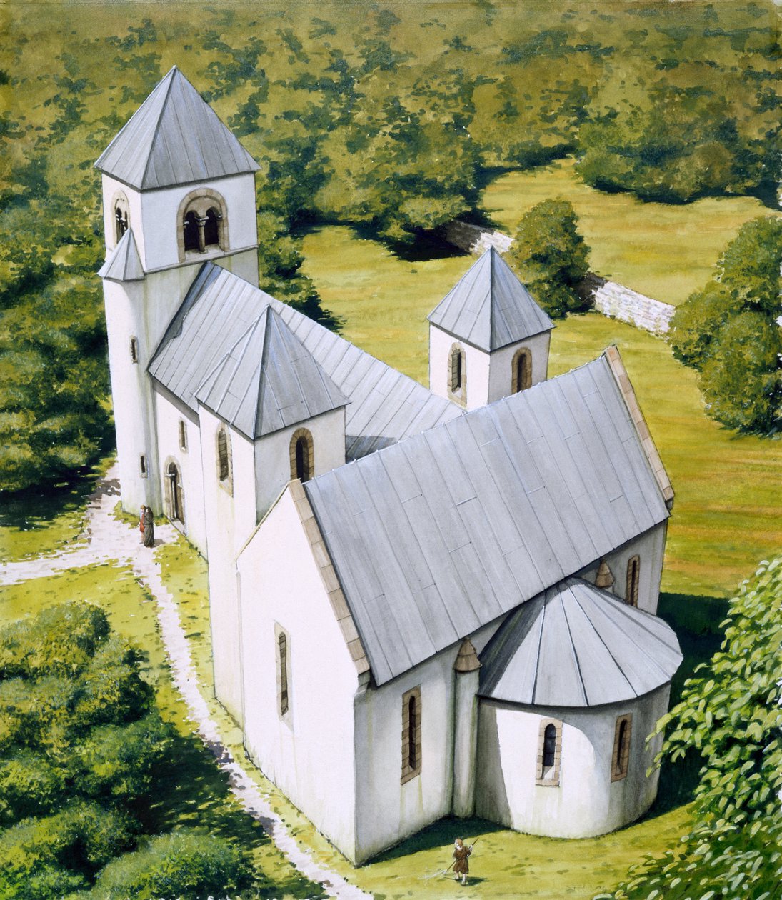 Capela North Elmham, c1100, c1990-2010 de Peter Urmston