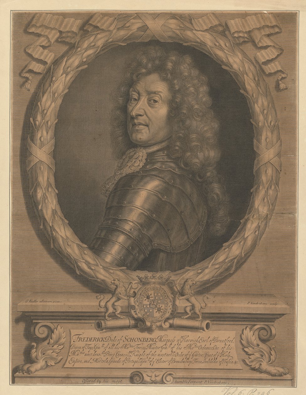 Frederick Schomburg, 1º Duque de Schonberg, 1º Conde Mertola de Peter Vanderbank