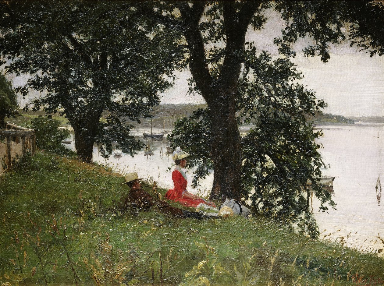 No banco de Peter Vilhelm Ilsted