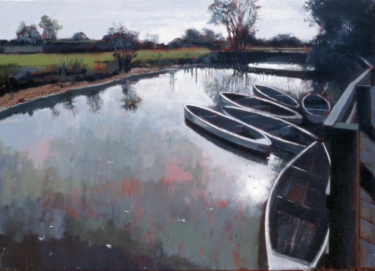 Barcombe Mills, Sussex, 2007 (óleo sobre tela) de Peter Wilson