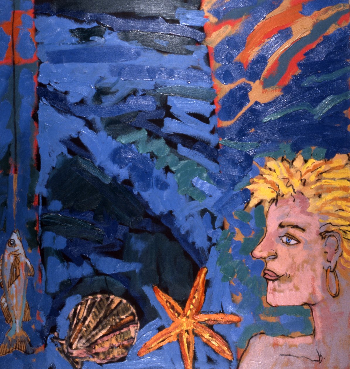Mulher e estrela-do-mar de Peter Wilson