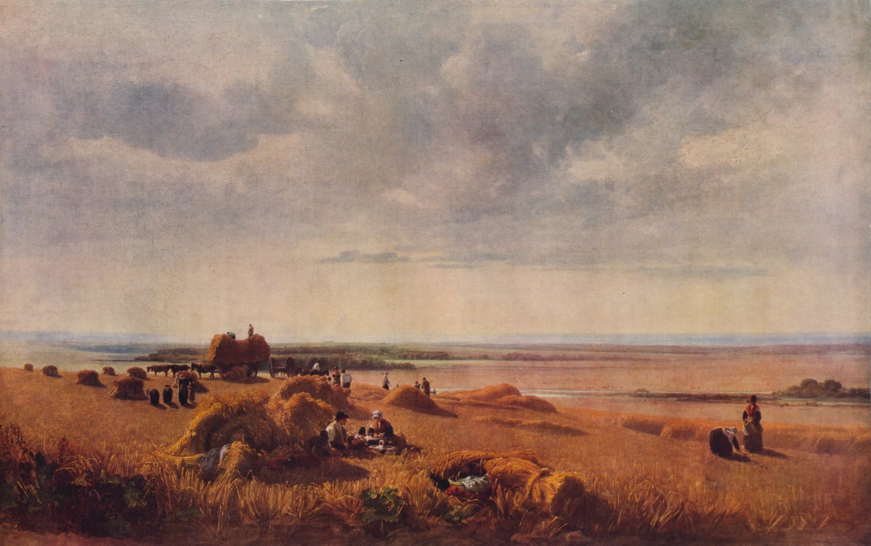 Um campo de milho, 1815, 1938 de Peter de Wint