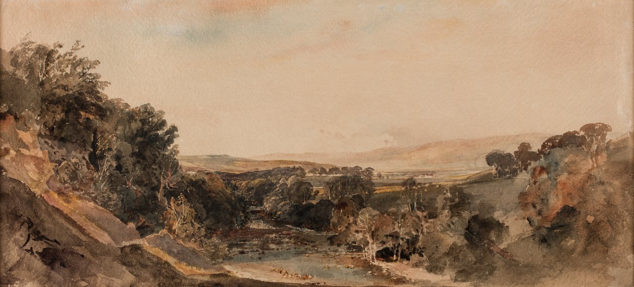 Cannock Chase, c.1840 (aguarela sobre papel) de Peter de Wint