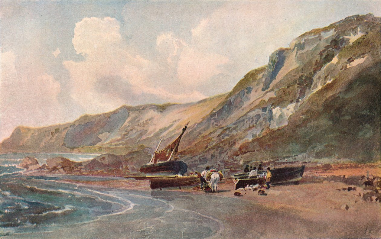 Cena da costa, c1819 de Peter de Wint