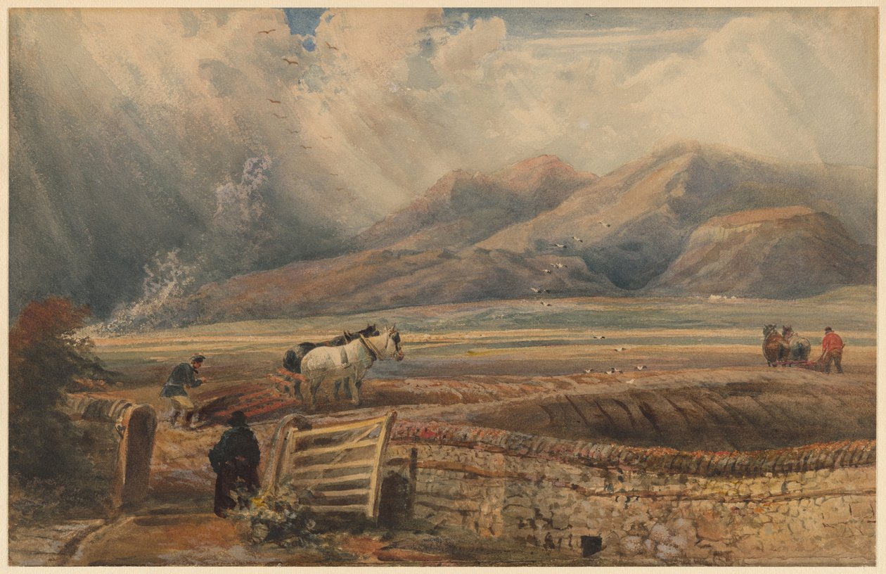 Gradagem - Vista perto de Cross Fells de Peter de Wint