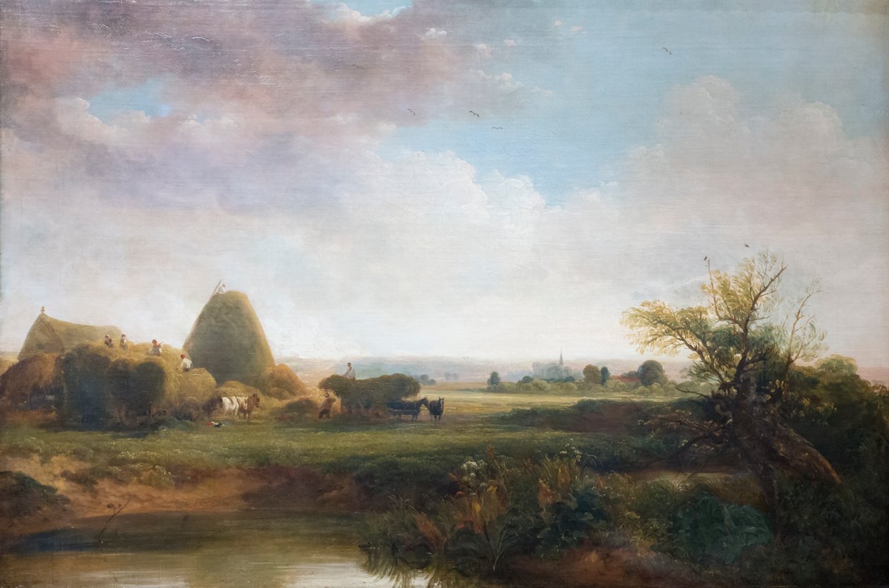 Feno, cerca de 1815-30 (óleo sobre tela) de Peter de Wint