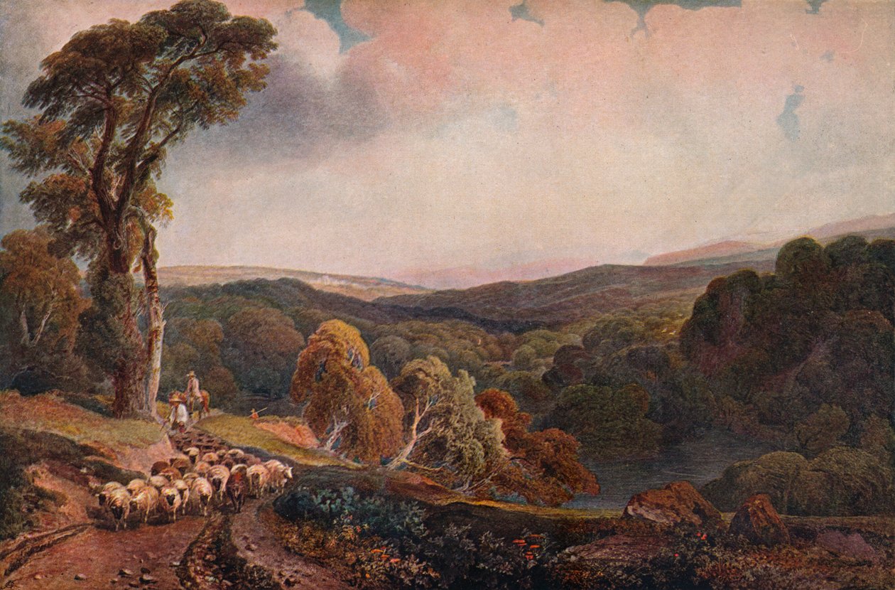 Próximo a Lowther Castle, c1818 de Peter de Wint