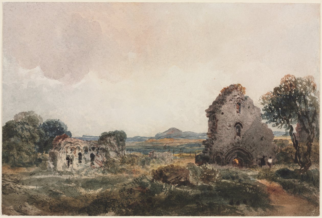 Abadia de Neath, c. 1840s. de Peter de Wint