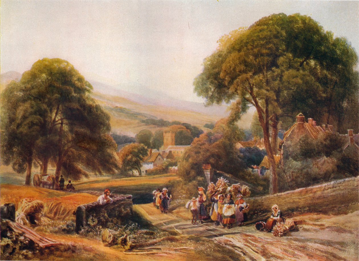 O retorno das colheitadeiras, c1804-1849, 1936 de Peter de Wint