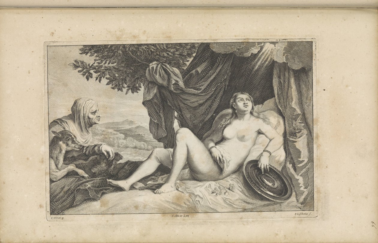 Júpiter e Danaë de Peter van Liesebetten