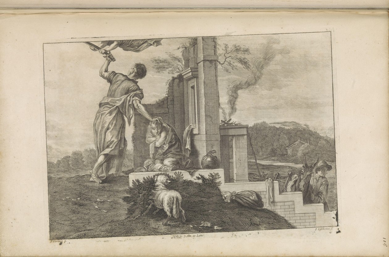 Sacrifício de Isaque de Peter van Liesebetten