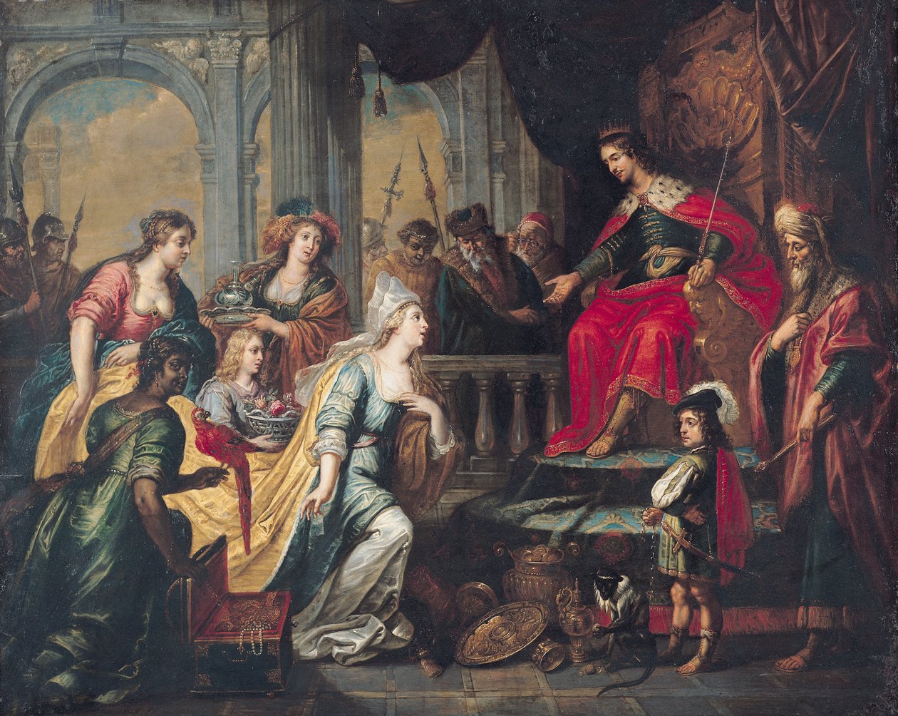 A rainha de Sabá antes de Salomão de Peter van Lint