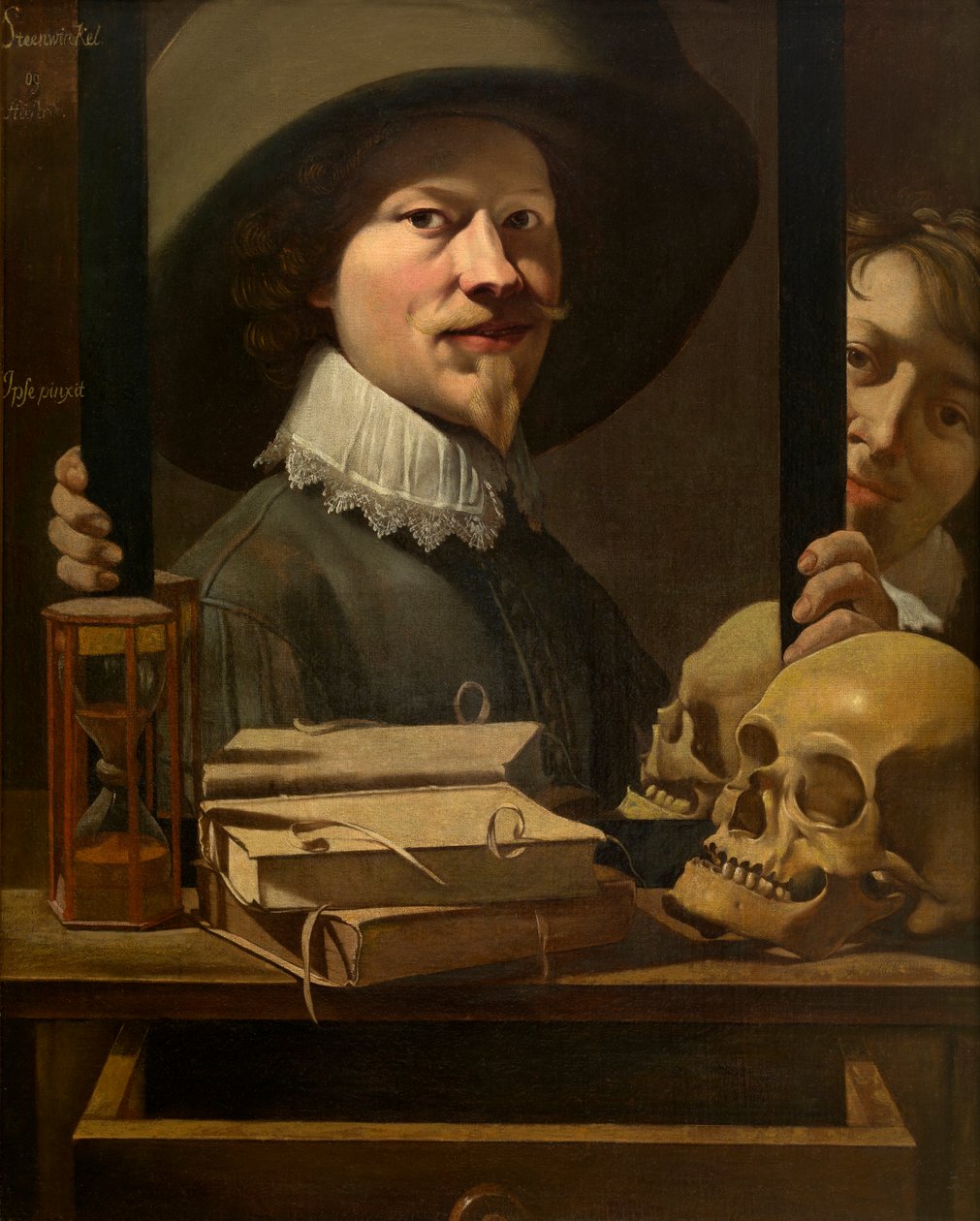 Retrato de vaidade do pintor (óleo sobre tela) de Peter van Lint