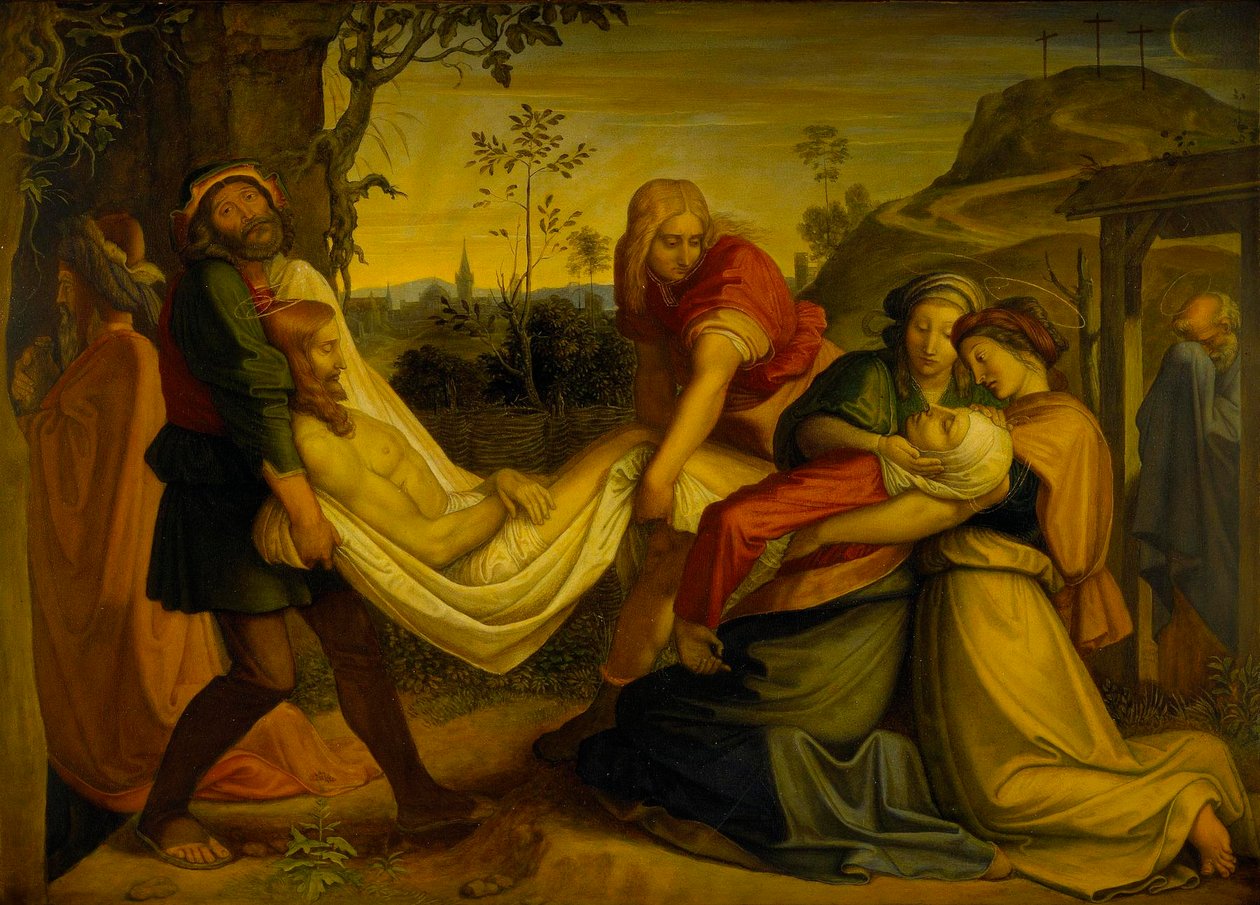 O sepultamento de Cristo de Peter von Cornelius