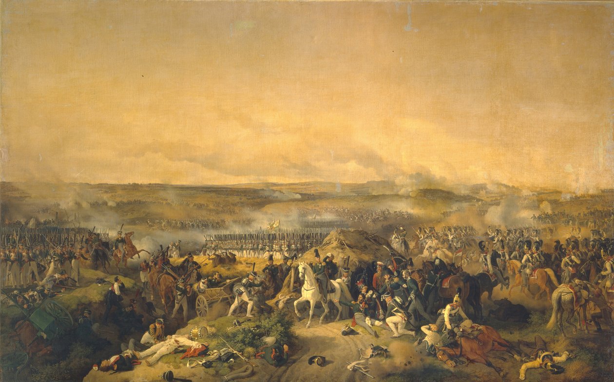 A Batalha de Borodino em 26 de agosto de 1812, 1843 de Peter von Hess