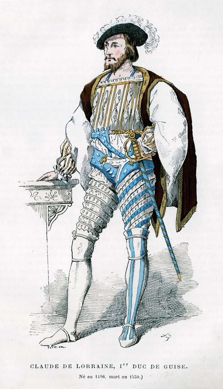 Claude de Lorraine, 1º duque de Guise, século XVI 1882-1884 de Petit