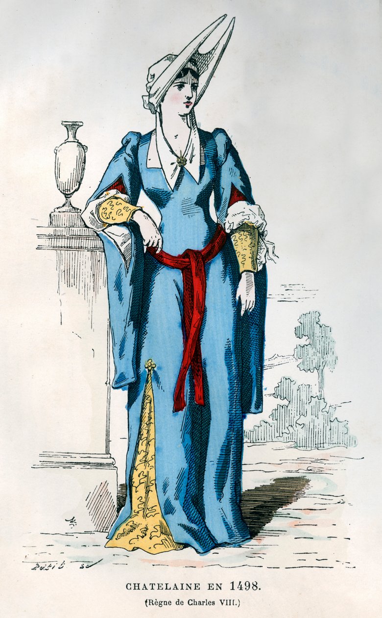 Senhora da mansão da época de Carlos VIII da França, 1498 1882-1884. de Petit