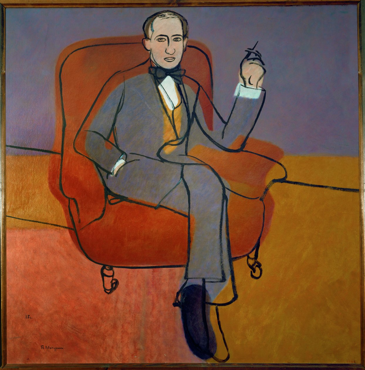 Compositor Arthur Lurie (óleo sobre tela) de Petr Vasilyevich Miturich