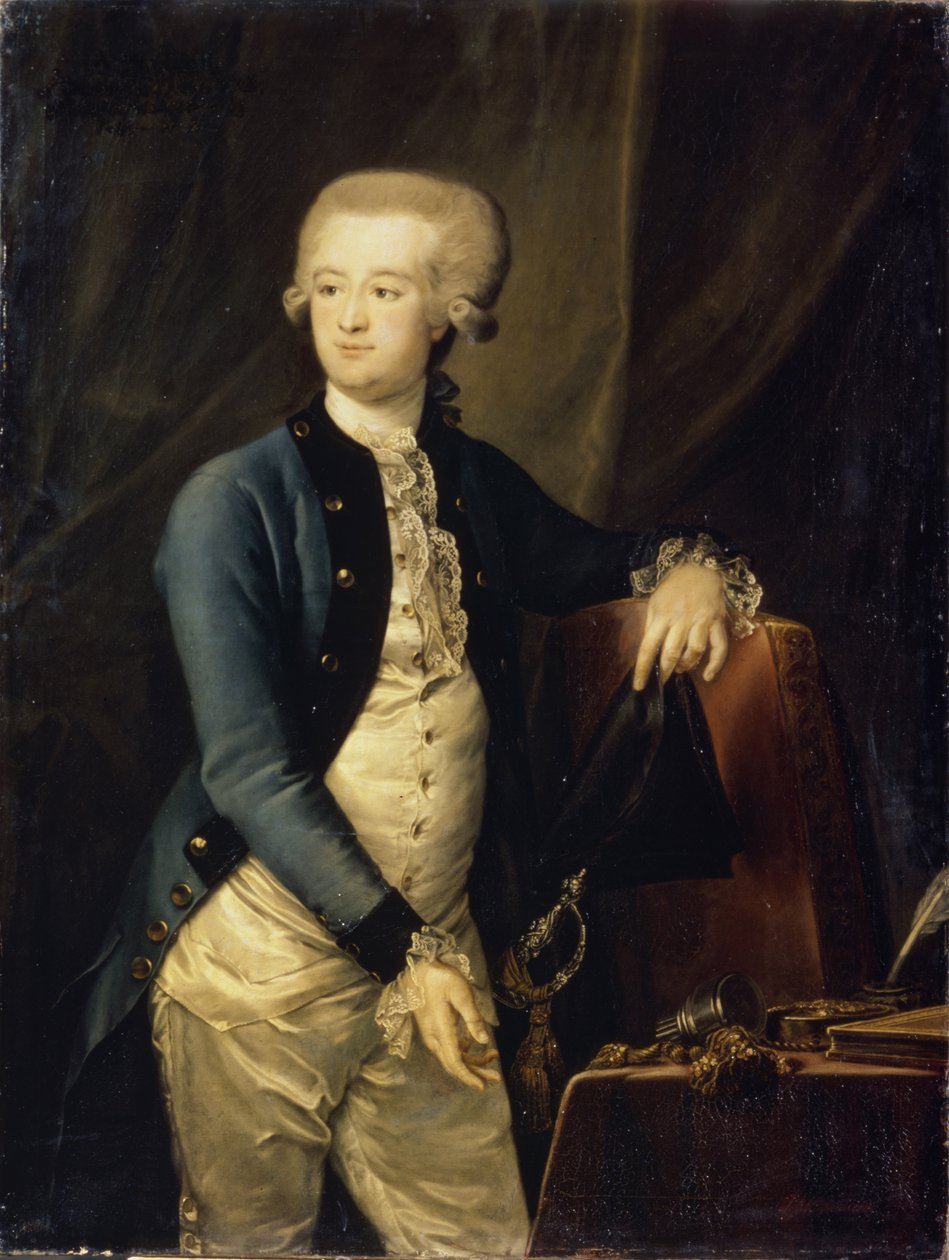 Retrato do Barão Pyotr Fyodorovich Maltitz 1753-1826, 1785 de Petro Semyonovich Drozhdin