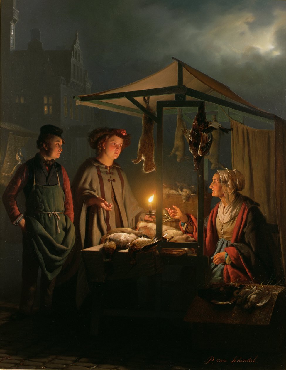 O vendedor do jogo de Petrus van Schendel