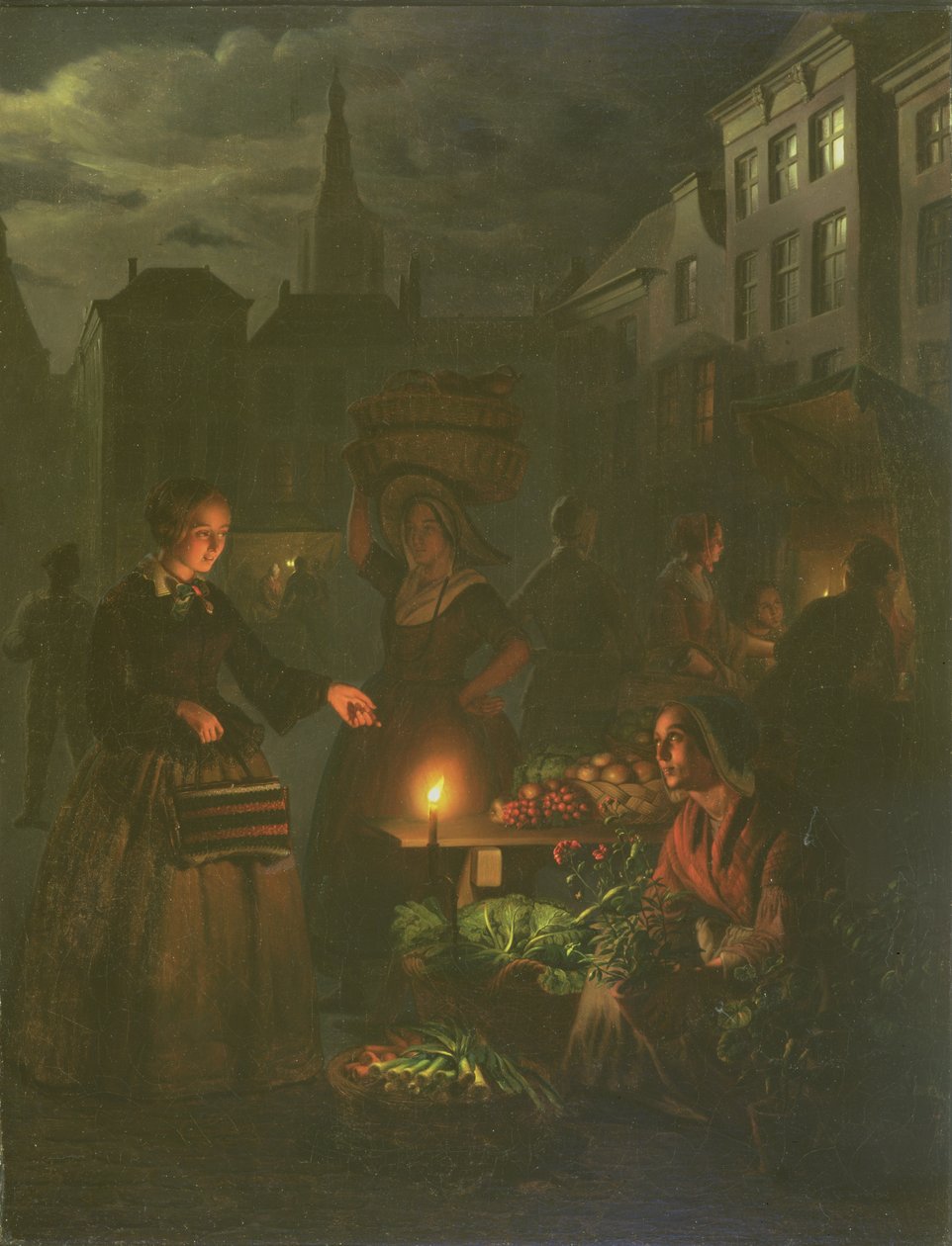 A barraca de vegetais de Petrus van Schendel