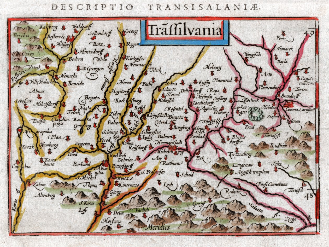 paisagem de Petrus Bertius