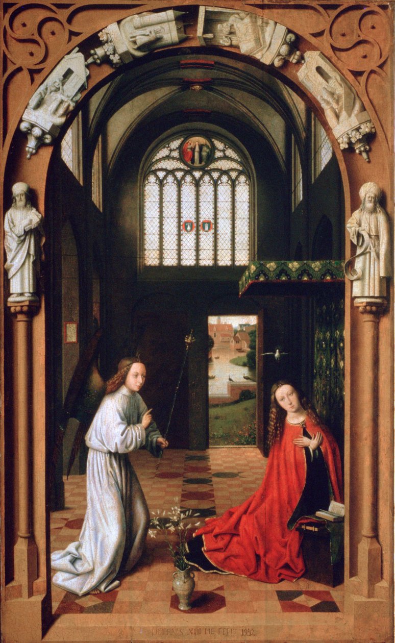 Anunciação, 1452 de Petrus Christus