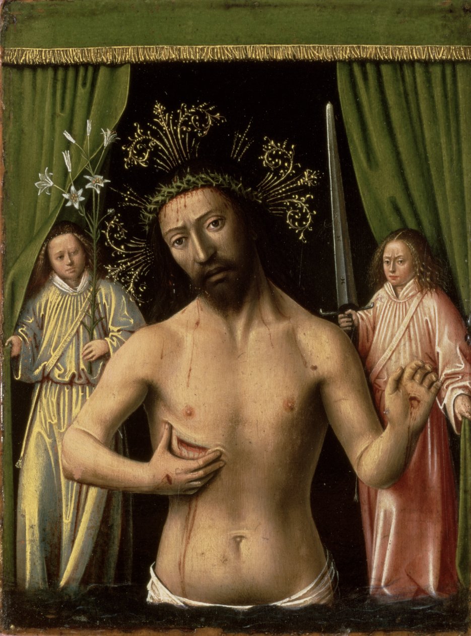 Cristo como o homem das dores, 1450 de Petrus Christus