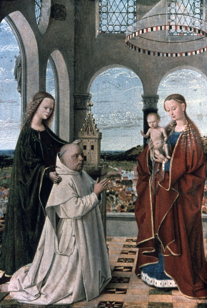 Madonna e criança, século XV de Petrus Christus