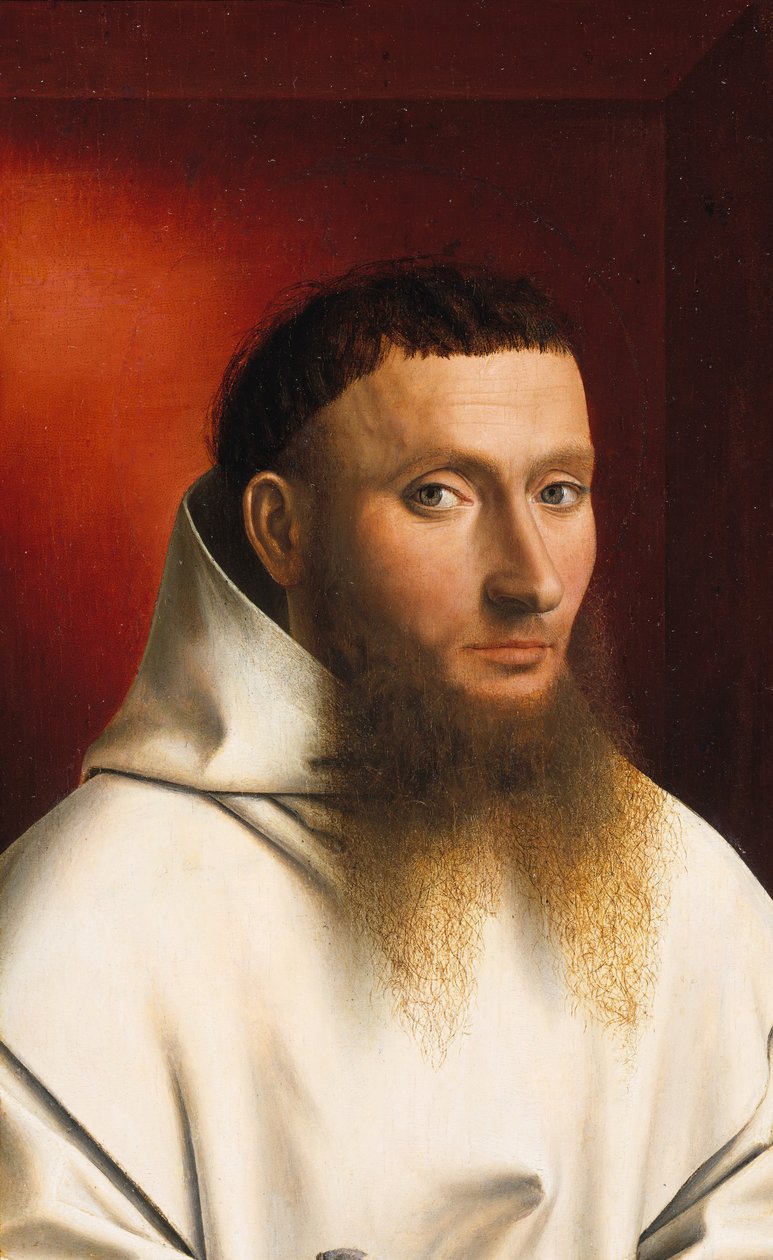 Retrato de um cartuxo, 1446. de Petrus Christus