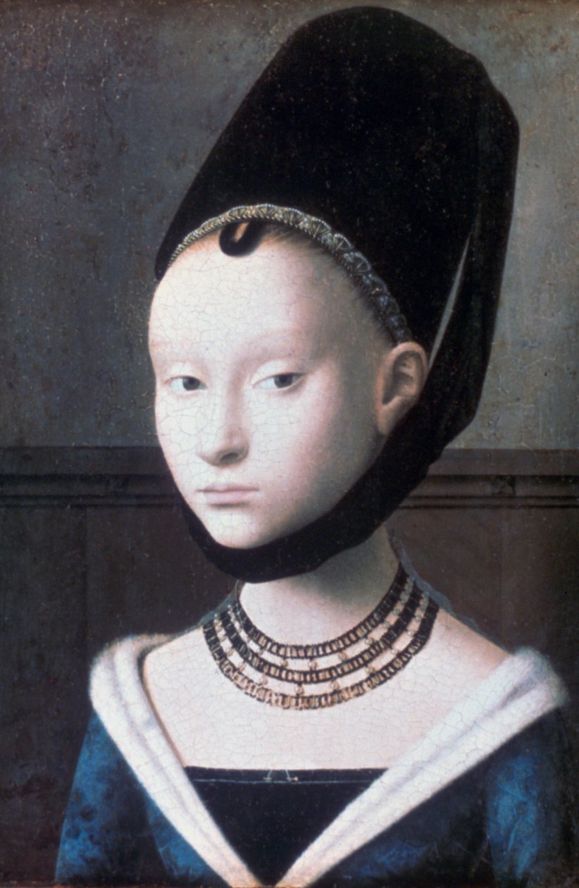 Retrato de uma jovem garota, c1460 de Petrus Christus